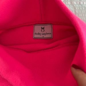 Dudley Stephens Hot Pink Fleece Turtleneck - Small